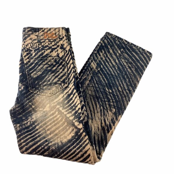 Denim & Rivets Straight Leg Moto Jeans Size 16 Young Mens - Picture 3 of 9